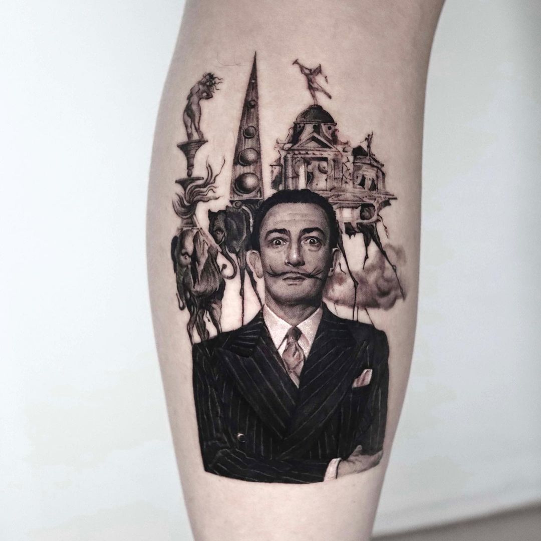 EunB Tattoo Dali