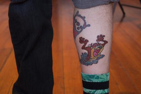 Tattoos - Looney Toons Taz Tattoo - 123788