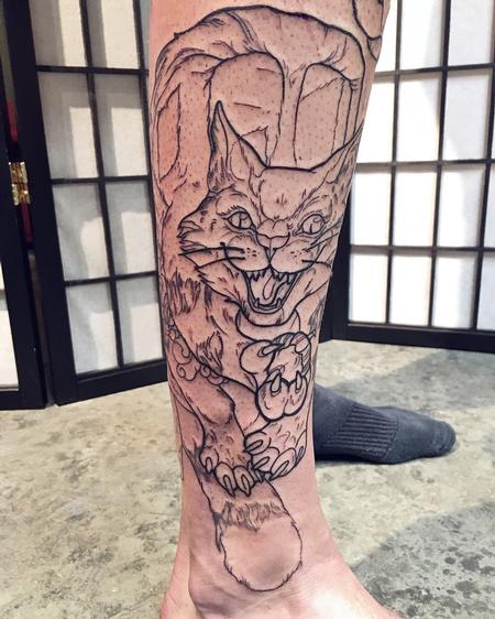 Tattoos - Cat Outline - 134540