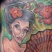 Tattoos - Geisha Girl Back Piece Tattoo - 66734