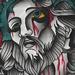 Tattoos - Traditional Christ Head - 62254