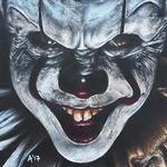 Tattoos - Pennywise Colour Pencil Portrait - 129656