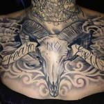 Tattoos - Ram Skull Chest Piece  - 108115