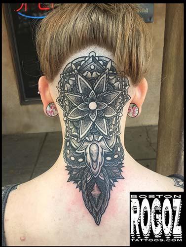 Tattoos - Nape mandala - 127415
