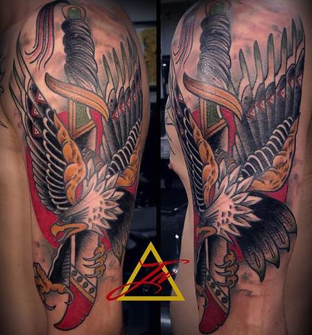 Tattoos - Eagle & Dagger - 133840