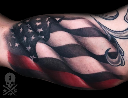 Tattoos - Flag of Courage - 133985