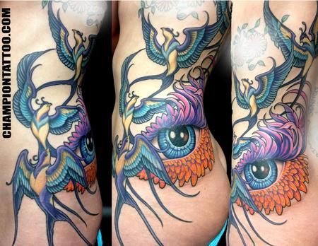 Tattoos - Fantasy Birds - 107852