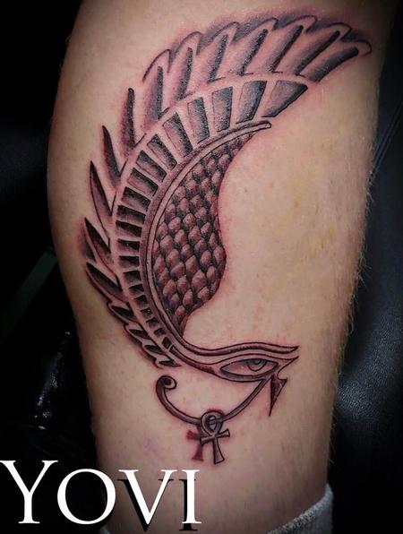 Tattoos - Eye of Anubis with Wing - 137256