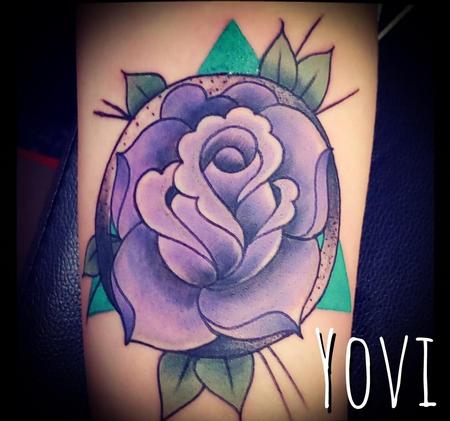 Tattoos - Purple Rose - 137258
