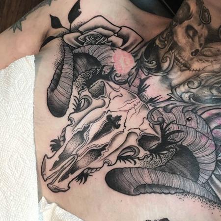 Tattoos - Goat skull - 135039