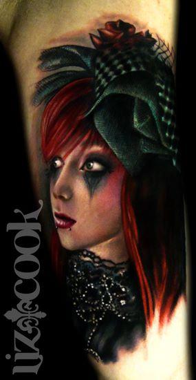 Tattoos - Goth Glam Portrait - 62611
