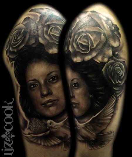 Tattoos - Jaime's Memorial Portrait Tattoo - 62985