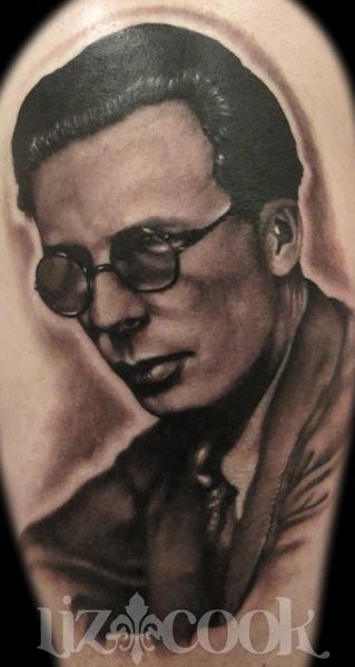 Tattoos - Aldous Huxley Portrait - 69634
