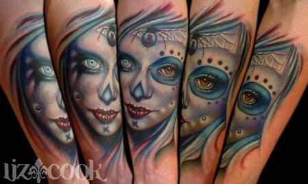 Tattoos - Ninja's Marilyn Manson Day of Dead Portrait - 63180