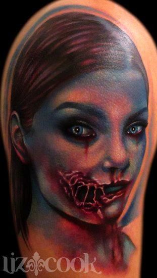 Tattoos - Jessica Stam, Zombie Style - 67813