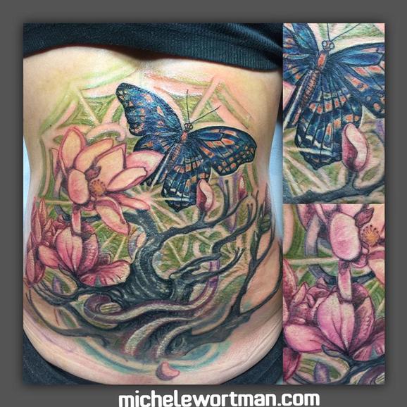 Michele Wortman - Cycles of Life (coverup)