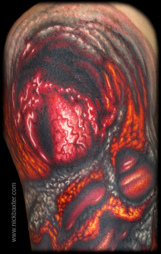 Nick Baxter - Donnie Danger Sleeve (Detail 1)