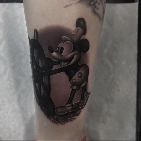 Tattoos - Steamboat Micky Mouse - 133807