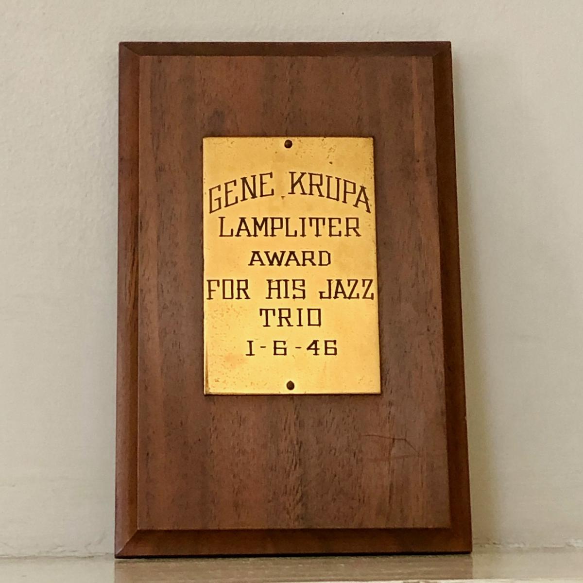 Gene Krupa's drums, jazz memorabilia, jazz collectables, 