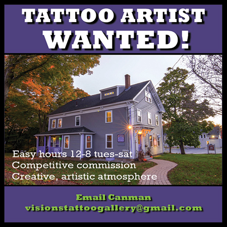 Tattoo Artist Wanted MA