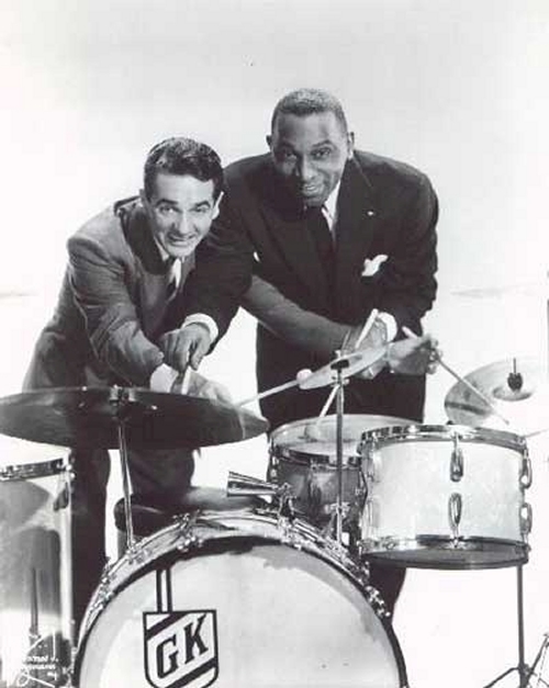 Gene Krupa's cowbell, Gene Krupas drums, vintage percussion