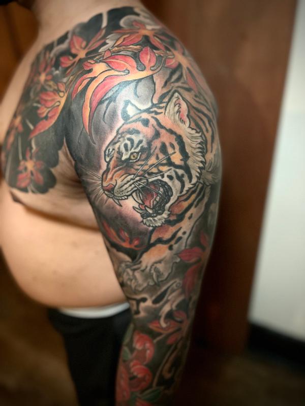 Share 77+ women's tiger tattoo latest - in.eteachers