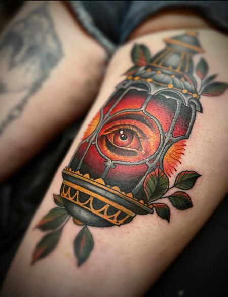 Tattoos - 3rd eye lantern - 145045