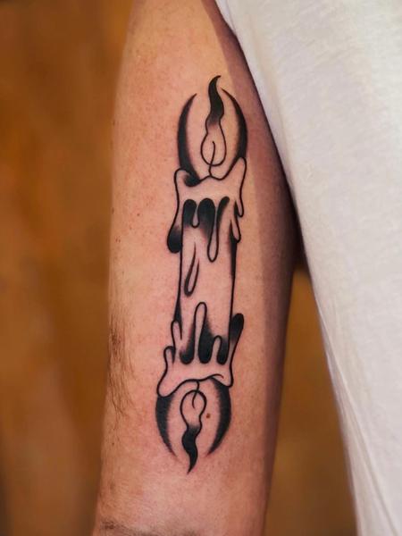 Tattoos - Candle - 145090
