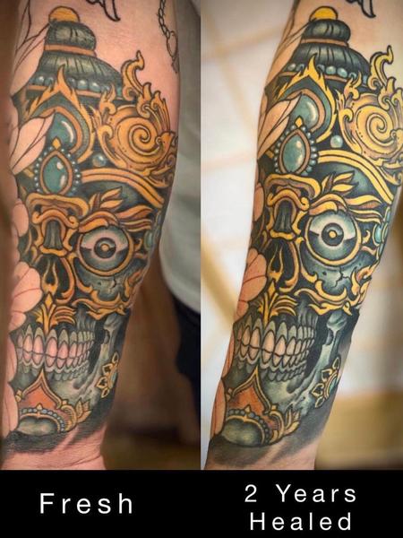 Tattoos - Tibetan Skull - 145315