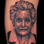 Tattoos - grandmother black n gray tattoo  - 99453