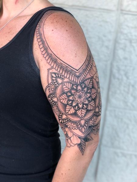 Tattoos - Mandala half sleeve - 139725