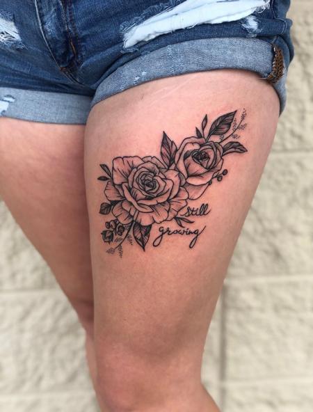 Tattoos - Roses and Letters - 139708