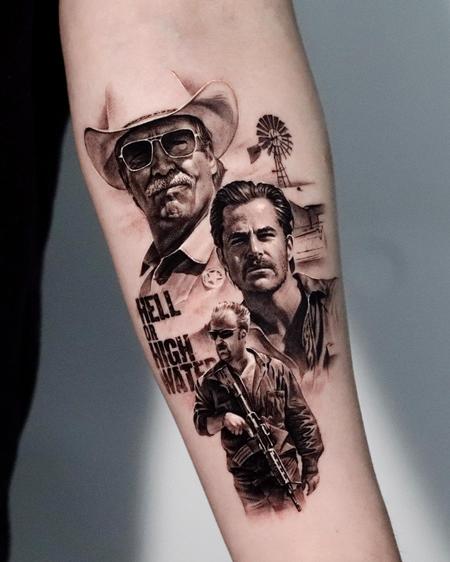 Hell or Highwater Movie Tattoo