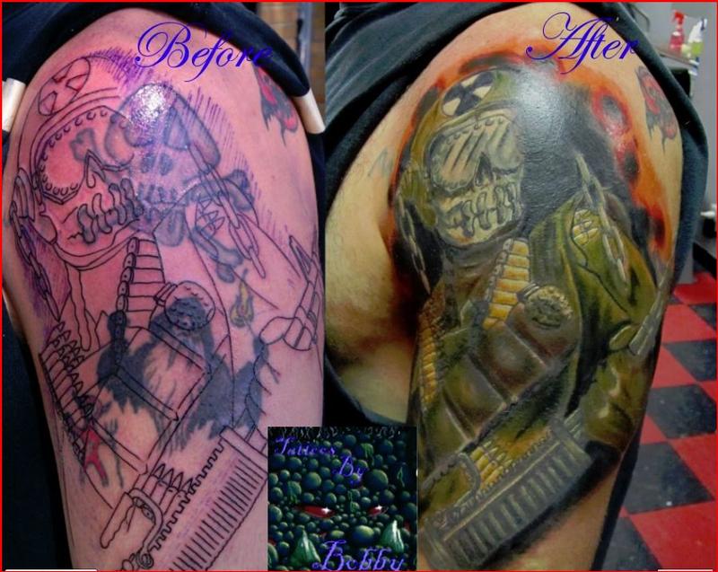 bad tattoo cover up