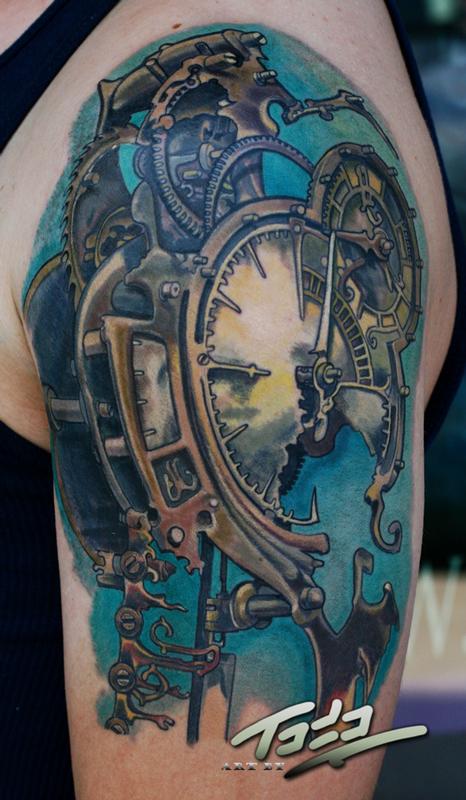 Steampunk Clock by Todo: TattooNOW