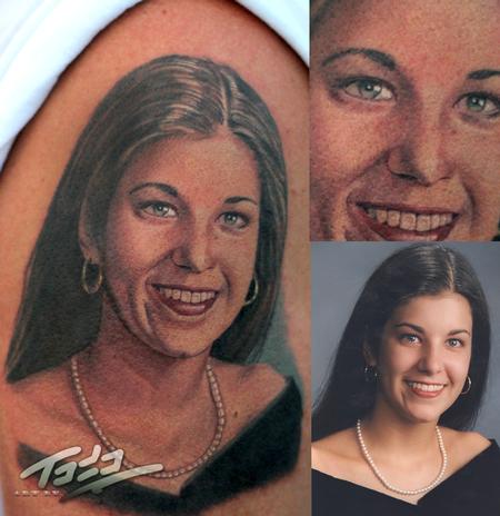 Tattoos - portrait of Lisa - 75683