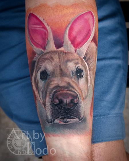 Tattoos - Bunny Dog - 131733