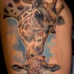 Tattoos - Mom and Baby Giraffe - 110171
