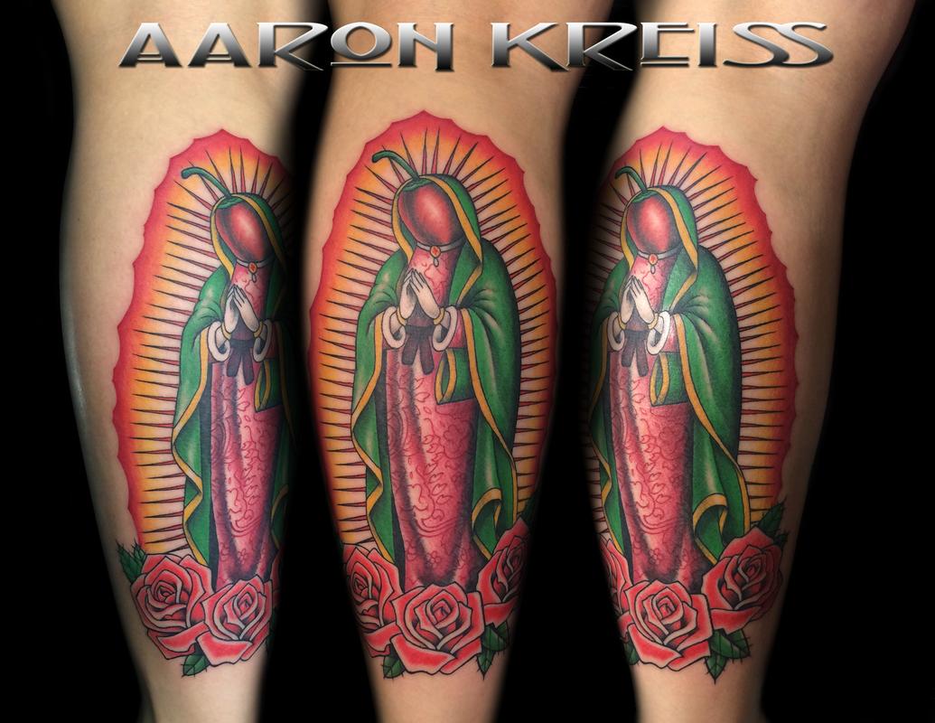 41 Virgin Mary Tattoos With Religious Connections and Meanings  TattoosWin