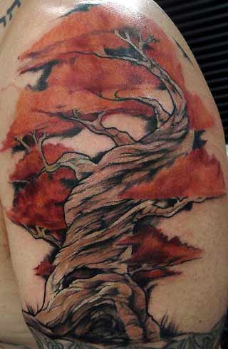 Twisted Tree by Kelly Gormley TattooNOW