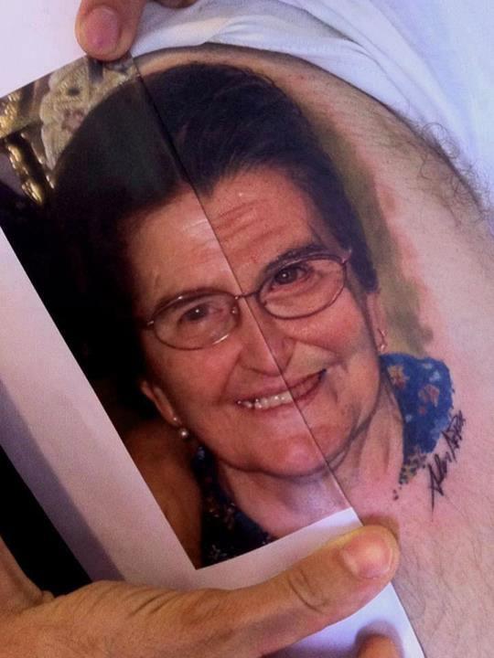 Portrait Tattoo by Alex De Pase: TattooNOW