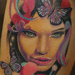 Tattoos - Alex De Pase - portrait and butterfly - 31500