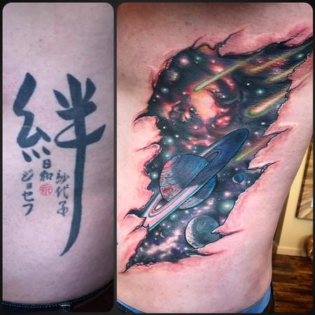 Tattoos - Space cover up  - 128992