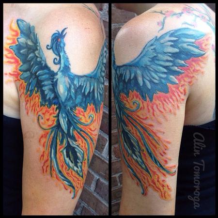 Tattoos - Blue Phoenix  - 95626
