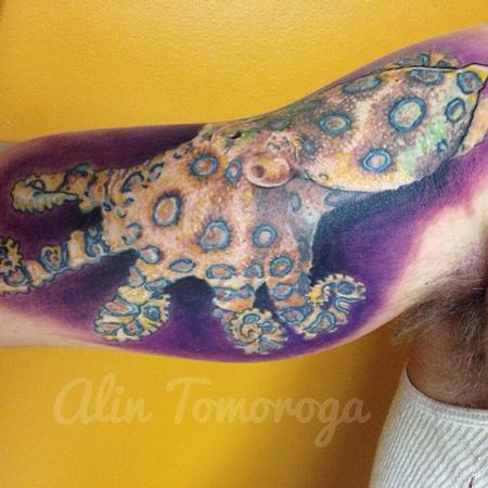 Tattoos - Greater Blue Ring Octopus - 95676