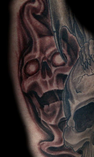 Aggregate 67 skull tattoos with smoke latest  thtantai2