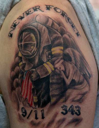 FireRescue1  People get tattoos to wear the name of their loved ones to  show off their favorite sports team and even to display something deep and  meaningful For some its a