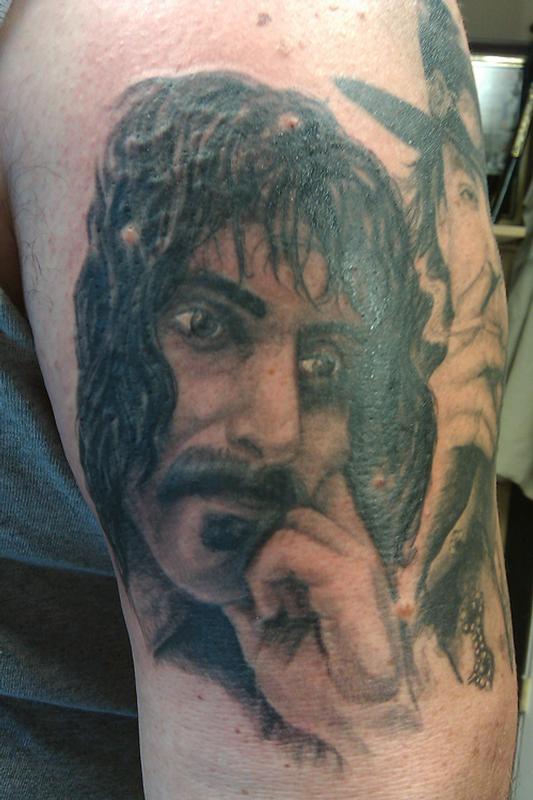 Finally Frank Zappa brought to life Thanks Alo alolocotattoo  frankzappatattooblackandgreytattooart artist armtattoo ink inkmakers  inkculture inkslingers tattoo tattoomaker tattooartist tattooculture  london londonink londonartist 