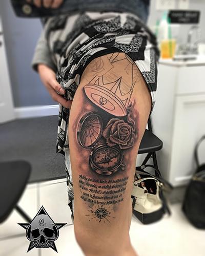 Tattoos - Leg in Progress - 116856