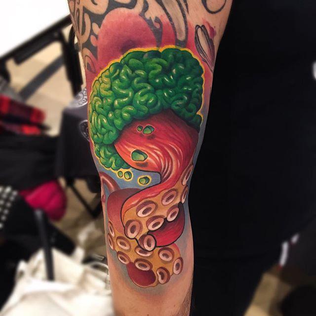 Brain Tentacle By Andrea Lanzi TattooNOW brain-tentacle-by-andrea-lanzi-tattoonow